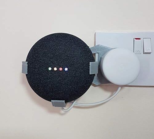 Google Home Mini - Appendiabiti regolabile grigio.