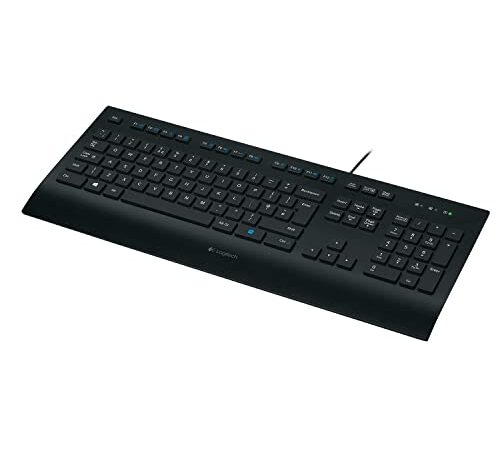 Logitech K280e Pro Tastiera, Layout Italiano QWERTY - Nero