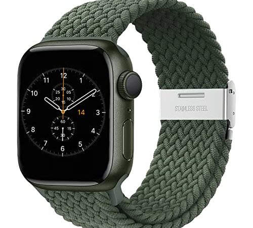 Nepfaivy Cinturino Compatibile con Apple Watch 49mm 45mm 44mm 42mm Cinturini di Nylon Ricambio Intrecciato per Apple Watch Donna Uomo, Cinturino Regolabile per iWatch Series Ultra/SE/8/7/6/5/4/3/2/1