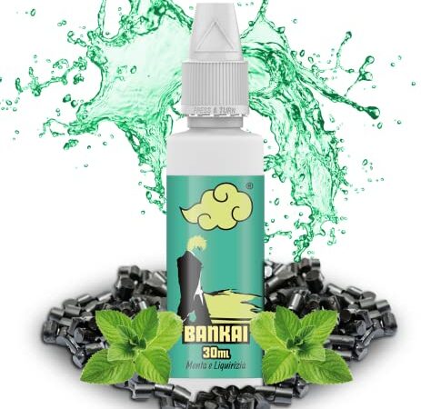 NINDO 30ml Aroma Concentrato Fresco Ice BANKAI - Caramella Menta e Liquirizia! | 100% Made in Italy - Aroma da Diluire