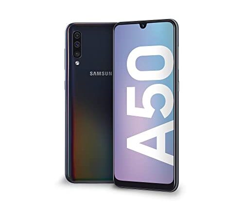 Samsung Galaxy A50 2019 Smartphone, Display 6.4" 128 GB Espandibili, Dual Sim, Nero [Versione Italiana] (Ricondizionato)