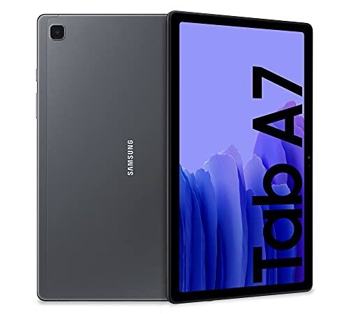 Samsung Galaxy Tab A7 Tablet, Display 10.4" TFT, 32GB Espandibili fino a 1TB, RAM 3GB, Batteria 7.040 mAh, LTE, Android 10, Fotocamera posteriore 8 MP, Dark Gray [Versione Italiana]