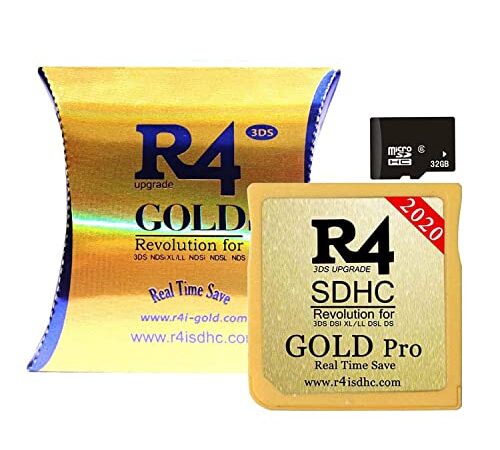 The Gold (Gold Pro) SDHC (Gold Pro) Con Scheda SD Da 32 GB Per DS/DS Lite/DSi/DSi XL / 3DS / 2DS - Kernel Già Installato