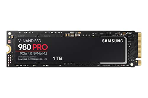 Samsung 980 PRO MZ-V8P1T0BW | Unità a stato solido interna NVMe M.2, PCIe 4.0, 1 TB, controllo termico intelligente - Compatibile con PS5
