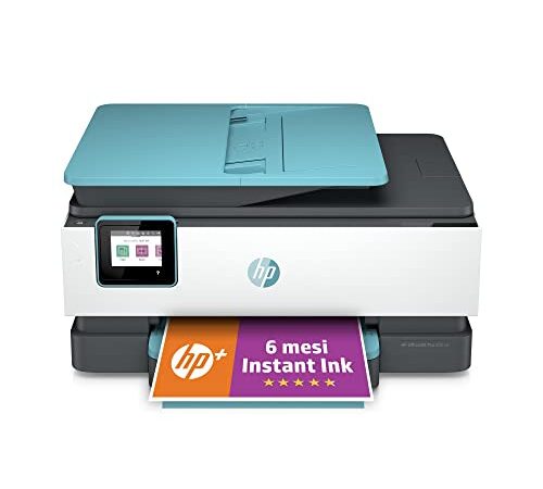 HP OfficeJet Pro 8025e, Stampante Multifunzione, 6 Mesi di Inchiostro Instant Ink Inclusi con HP+