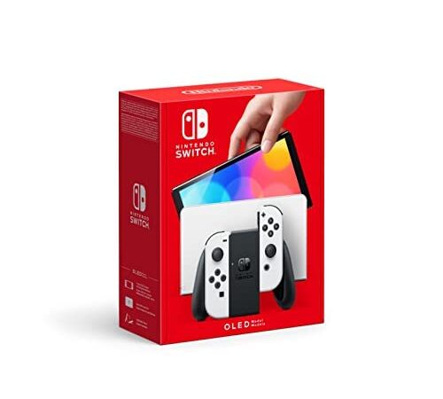 Nintendo - Console Nintendo Switch – Modello OLED Bianco - schermo OLED 7" - 64GB