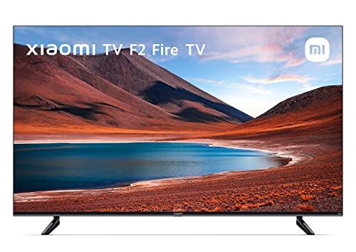 Xiaomi F2 43" Smart Fire TV 108 cm (4K Ultra HD, HDR10, senza bordi metallici, Prime Video, Netflix, Controllo vocale Alexa, HDMI 2.1, Bluetooth, USB, Triplo Tuner)