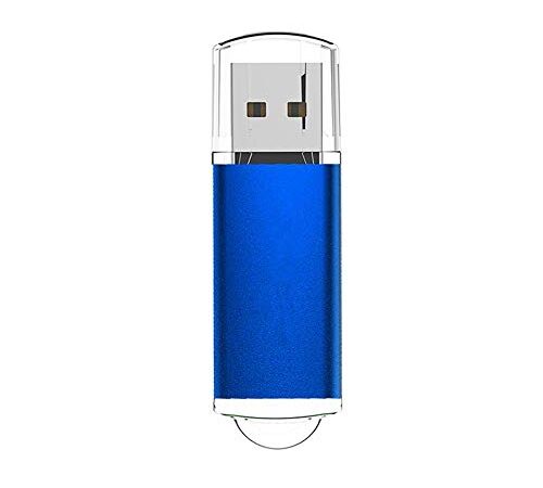 128GB Chiavetta USB 128GB USB Flash drive USB 2.0 Memoria Stick 128GB di pennetta usb pen drive (128GB Blu)