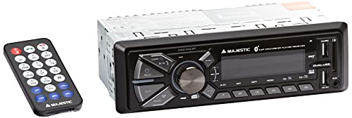 Majestic DAB-442 BT - Autoradio RDS FM stereo/ DAB+ PLL, Bluetooth, Doppio USB, Ingressi SD/AUX-IN, 180W (45W x 4ch), Nero