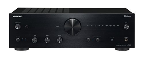 Onkyo a-9150-b – Amplificatore audio, con estero incasso, 2 canali, 75 W Canale, colore: nero