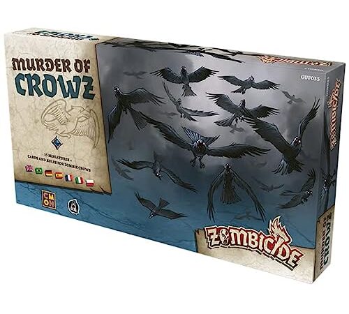 Asmodee- Zombicide Black Plague Murder of Crowz espansione Gioco da Tavolo, Colore, 7127