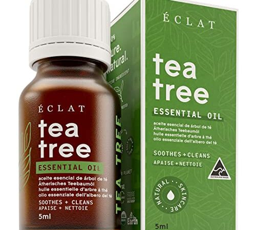 VINCITORE 08/2020* BIO Olio di Tea Tree - RACCOLTO a Mano e Idro Distillato - 100% Puro e NON DILUITO - SENZA FILLER né OLI VETTORE - Approvato da Dermatologi e Aromaterapisti