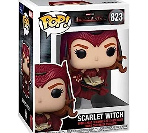 Funko Pop! Marvel: WandaVision – Scarlet Witch - Figura in Vinile da Collezione - Idea Regalo - Merchandising Ufficiale - Giocattoli per Bambini e Adulti - TV Fans - Figura per i Collezionisti