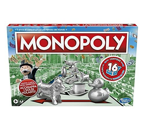 Monopoly Classico - Gioco da tavolo per famiglie e bambini dagli 8 anni in su