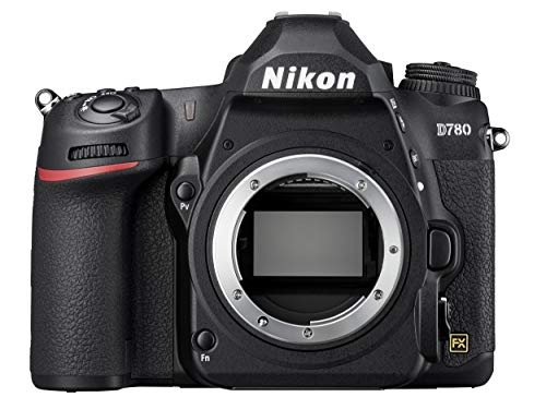 Nikon D780 Body Fotocamera Reflex Digitale, 24.5 MP, CMOS FX Full Frame, 2 Slot Card SD, Face Detect in AF Live View, Mirino Ottico, fino a 12 FPS, Lexar SD 64GB 800x [Nital Card: 4 Anni di Garanzia]