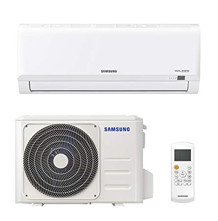 Samsung Clima AR30 Malibu, Climatizzatore Monosplit in pompa di calore, 9000 BTU, GAS R32, AR09TXHQBWKNEU+AR09TXHQBWKXEU, [Classe di efficienza energetica A++/A+]